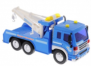 Эвакуатор 1:16, инерционный, световые и звуковые эффекты (Dave Toy Ltd., 33013)